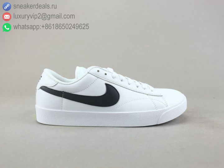 WMNS NIKE TENNIS CLASSIC AC LOW WHITE BLACK LEATHER UNISEX SKATE SHOES
